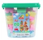 Set de constructie Play Toys Galeata cu blocuri pastel, 107 el. foto
