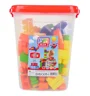 Set de constructie Play Toys Galeata cu blocuri, 133 el. foto