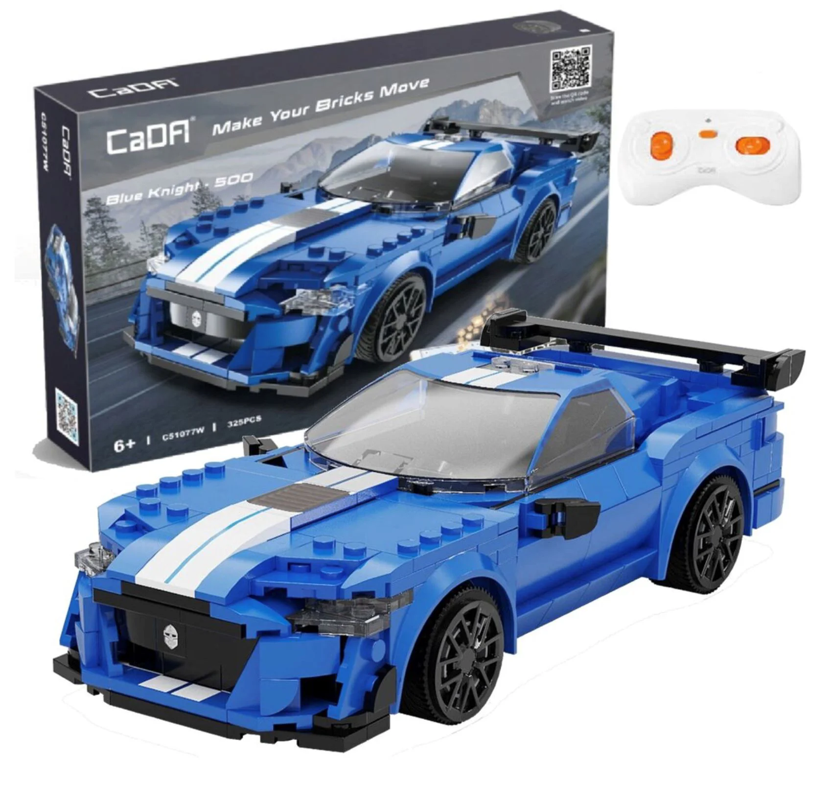 image for Set de constructie CaDA Blue Knight 500, 325 el. foto