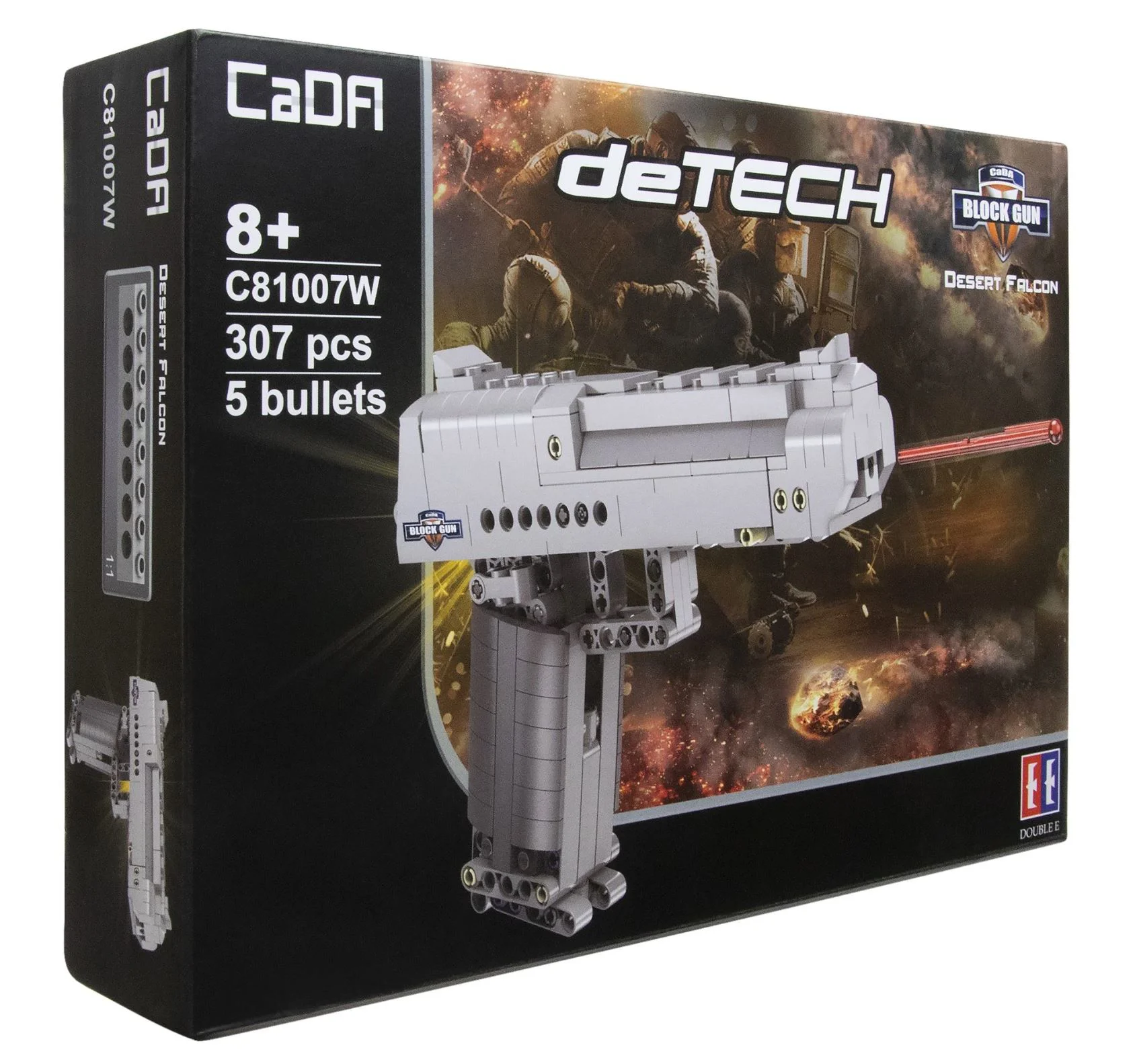 image for Set de constructie CaDa Pistol Desert Falcon, 307 el. foto