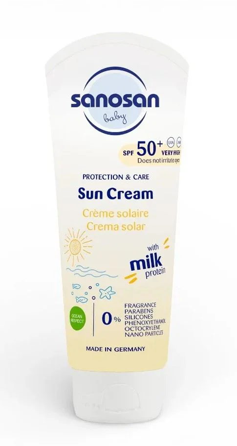 Солнцезащитный крем Sanosan SPF 50+, 30 мл (0+ месяцев) foto