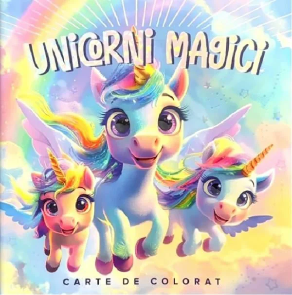 image for Carte de colorat Unicorni magici, Editura Flamingo foto