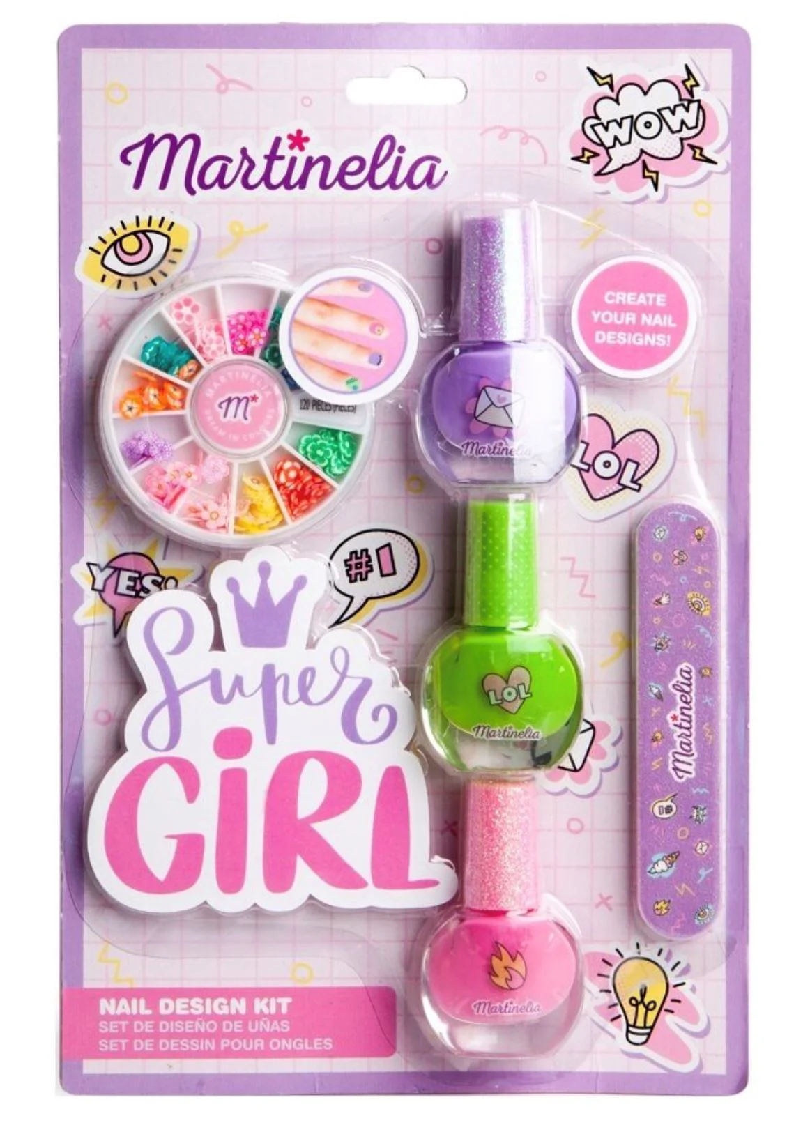 Набор для маникюра Martinelia Super Girl Nail Design Kit foto