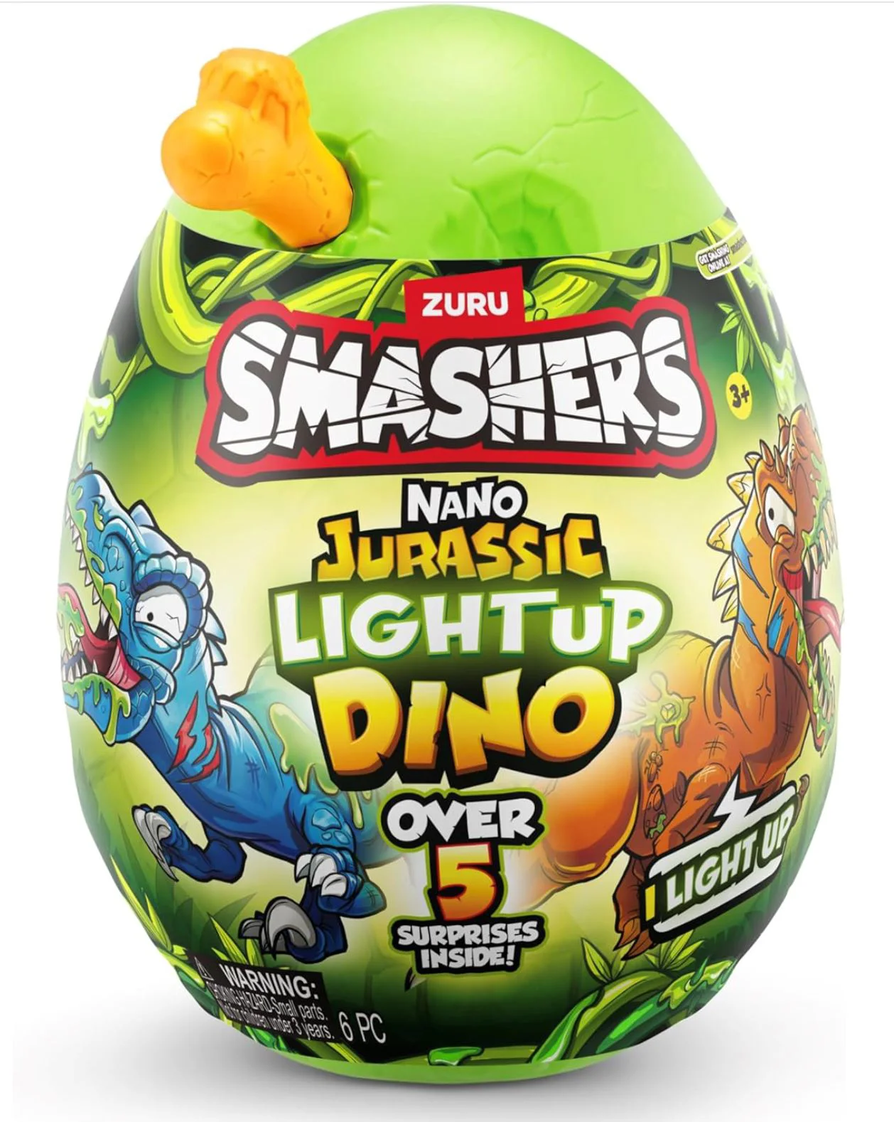 image for Ou-surpriza Zuru Smashers Nano Jurrasic Dinozaur foto