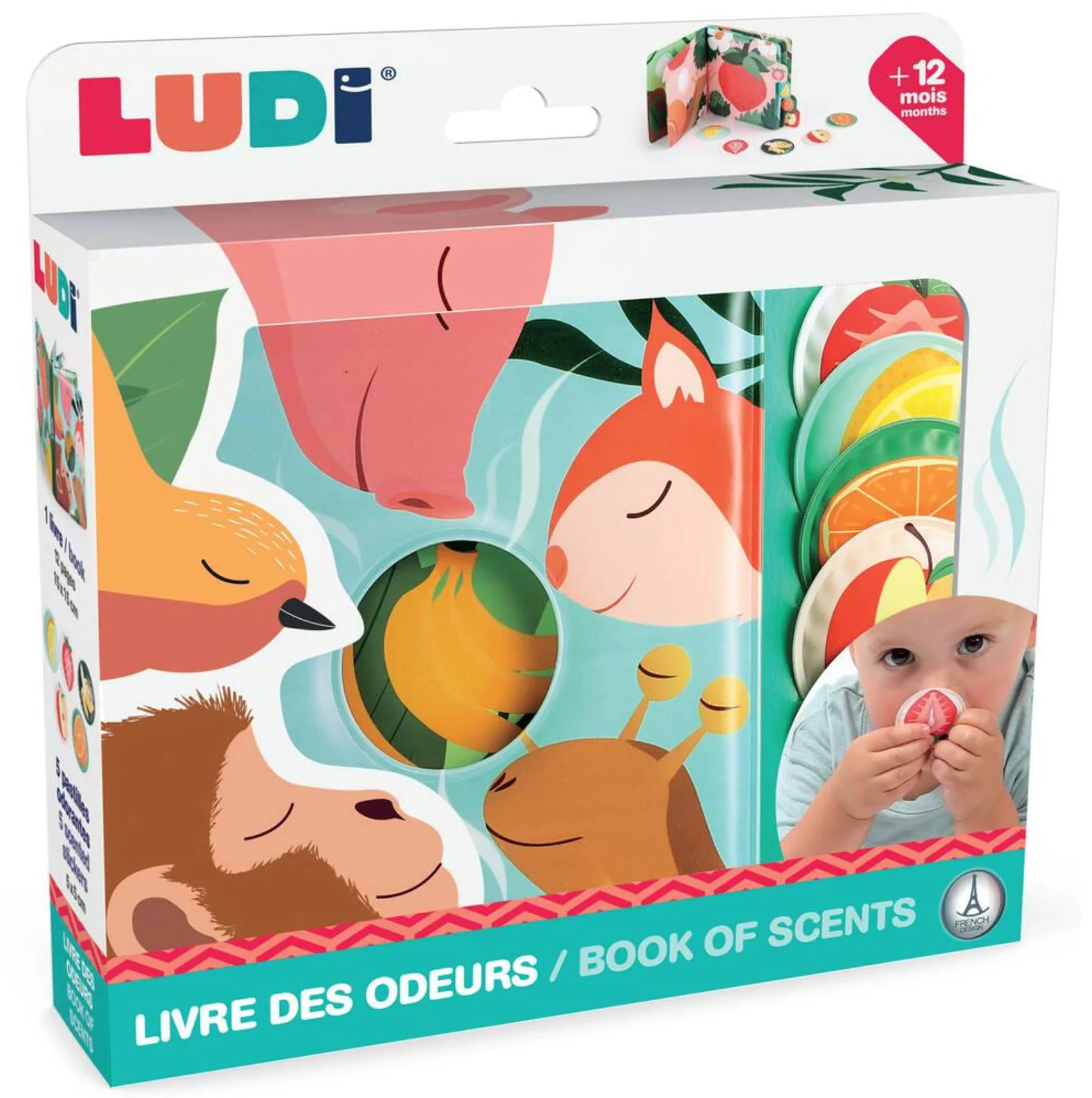 Jucarie educativa Ludi Cartea mirosurilor foto