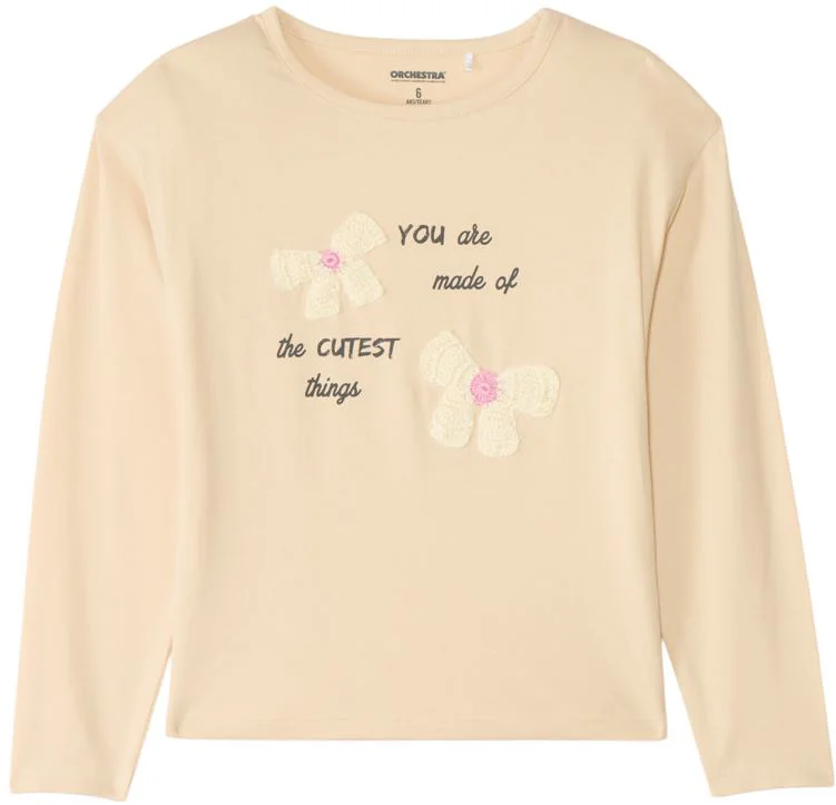 Orchestra Bluza cu maneca lunga Beige foto