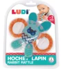 Погремушка Ludi Зайчик голубой foto