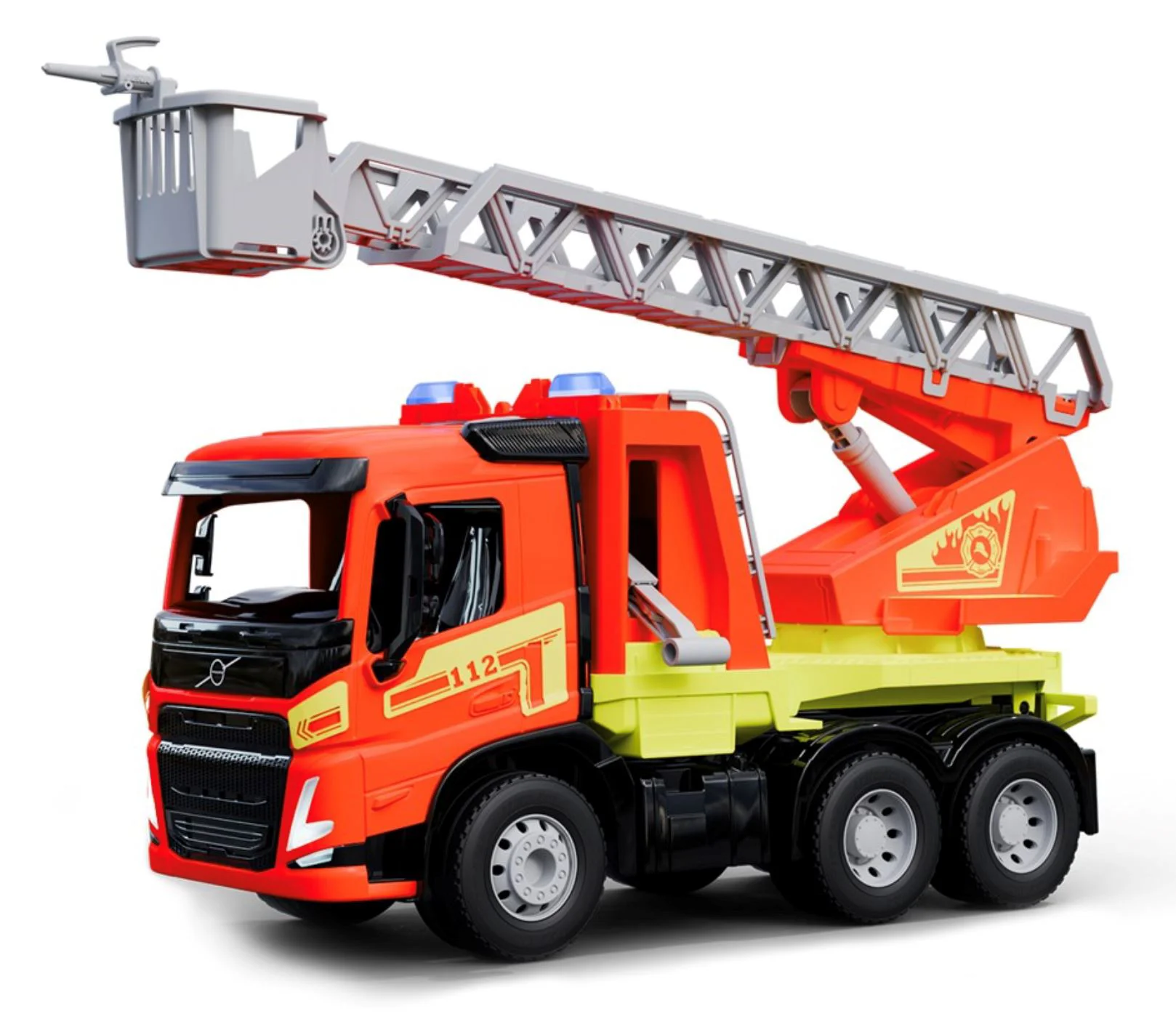 image for Masina de pompieri Lena WorXX Volvo cu scara foto