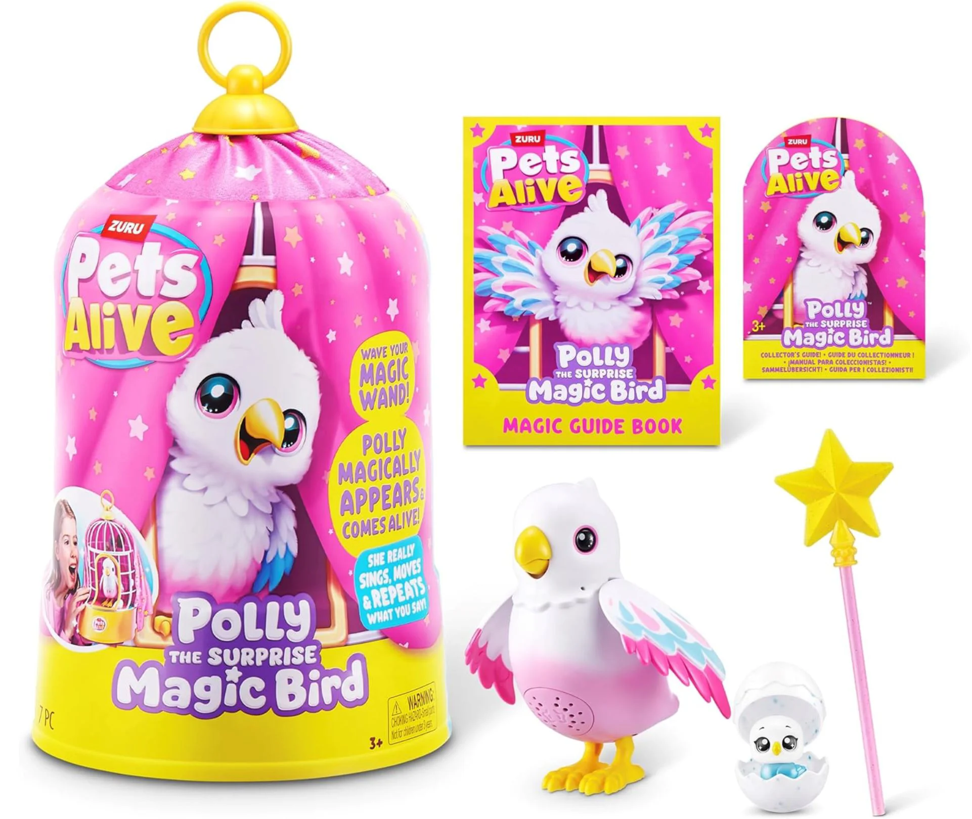 image for Интерактивная игрушка Zuru Pets Alive Полли Волшебная птица foto