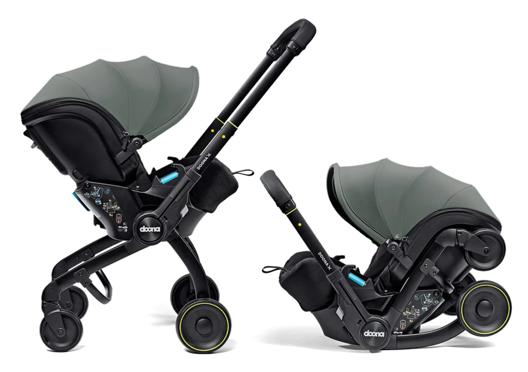 image for Scaun auto 2 in 1 Doona X i-Size Slate Green foto