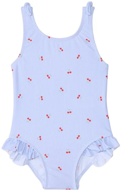 image for Orchestra Costum de baie intreg Blue Cherry foto
