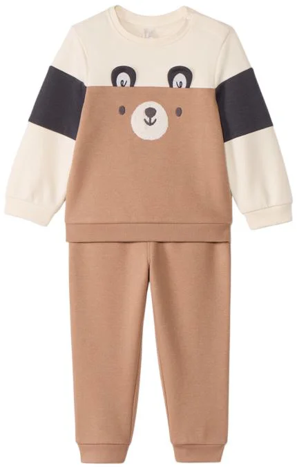 image for Orchestra Set 2 piese Brown Teddy - hanorac si pantaloni foto