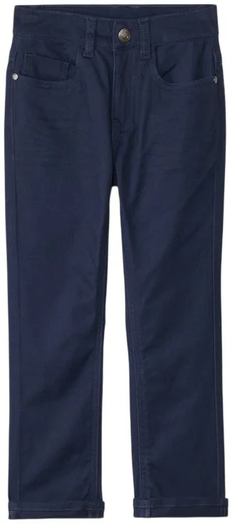 image for Orchestra Pantaloni slim fit drepti din twill Blue foto