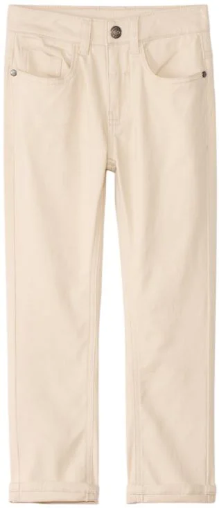 image for Orchestra Pantaloni slim fit drepti din twill Beige foto