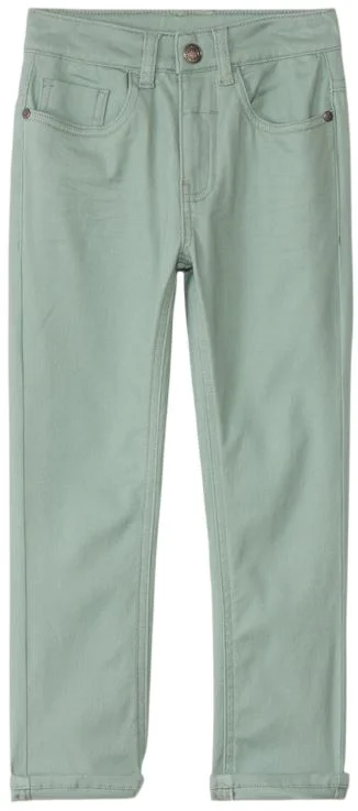 image for Orchestra Pantaloni slim fit drepti din twill Green foto