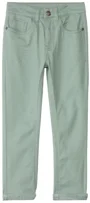 Orchestra Pantaloni slim fit drepti din twill Green foto
