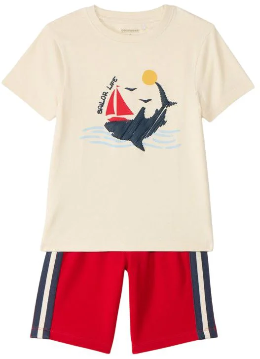 image for Orchestra Set 2 piese Sailor - tricou si pantaloni scurti foto