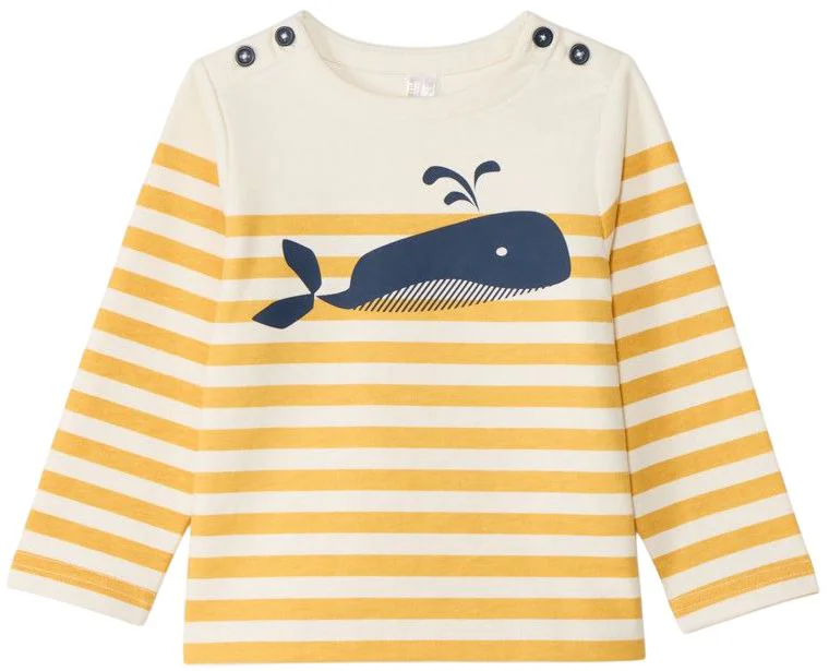 Orchestra Bluza cu maneca lunga Orange Whale foto