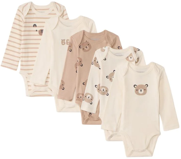 image for Orchestra Set 5 body cu maneca lunga Teddy Bear foto