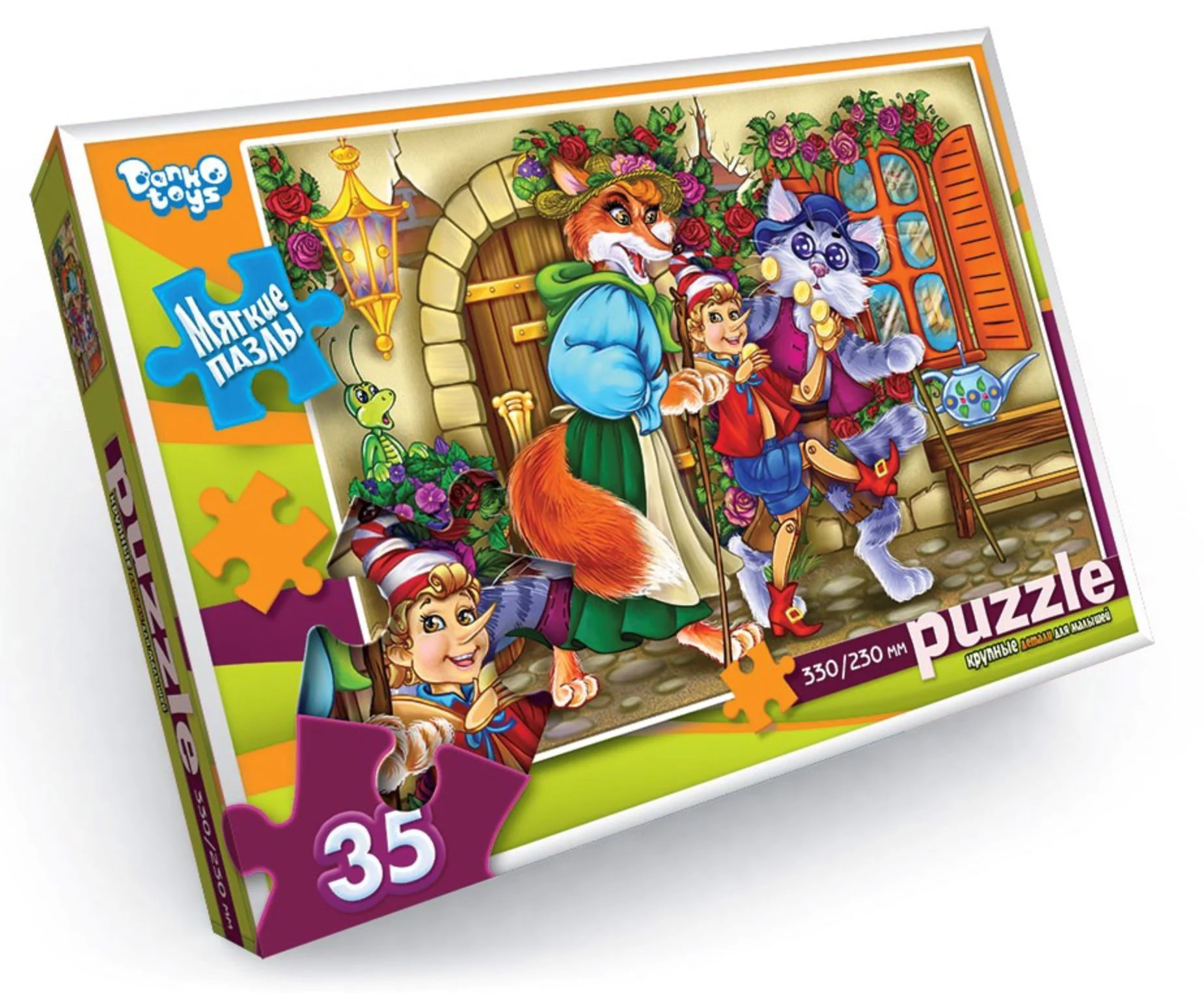 image for Мягкий пазл Essa Toys Пиноккио, 35 эл. foto