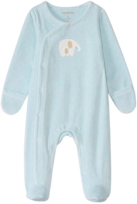 image for Orchestra Pijama din catifea Blue Elephant foto
