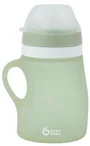 Sticla ergonomica de apa din silicon Babymoov Green foto