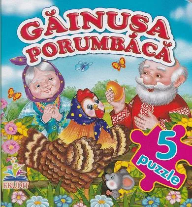 image for Сказка «Курочка Ряба» с пазлом, 14 деталей foto