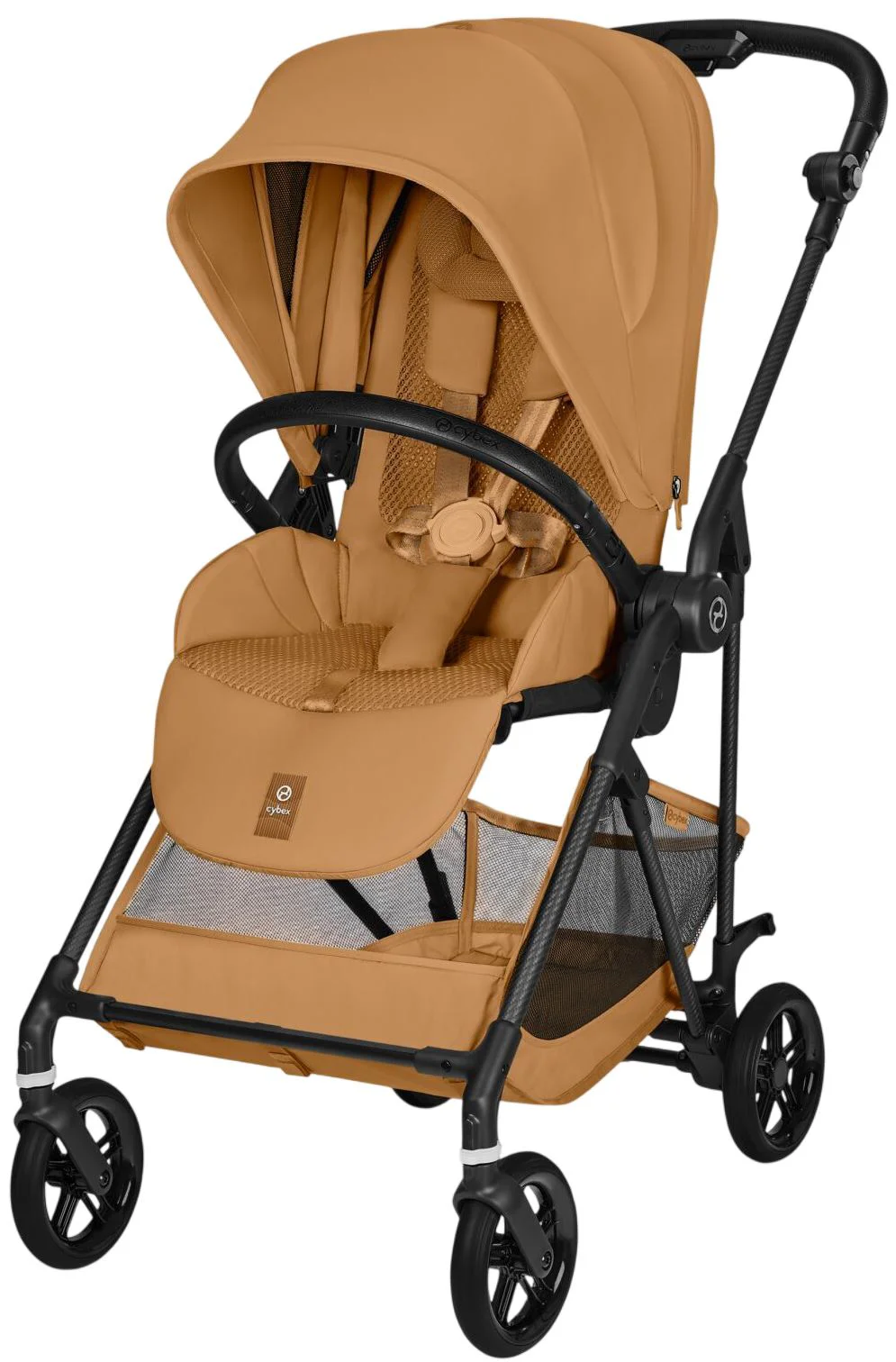 image for Carucior Cybex Melio Carbon Cinnamon Yellow foto