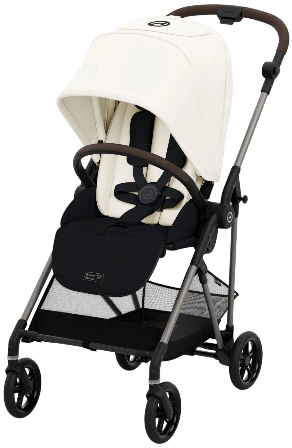 Carucior Cybex Melio Canvas White Light Beige foto