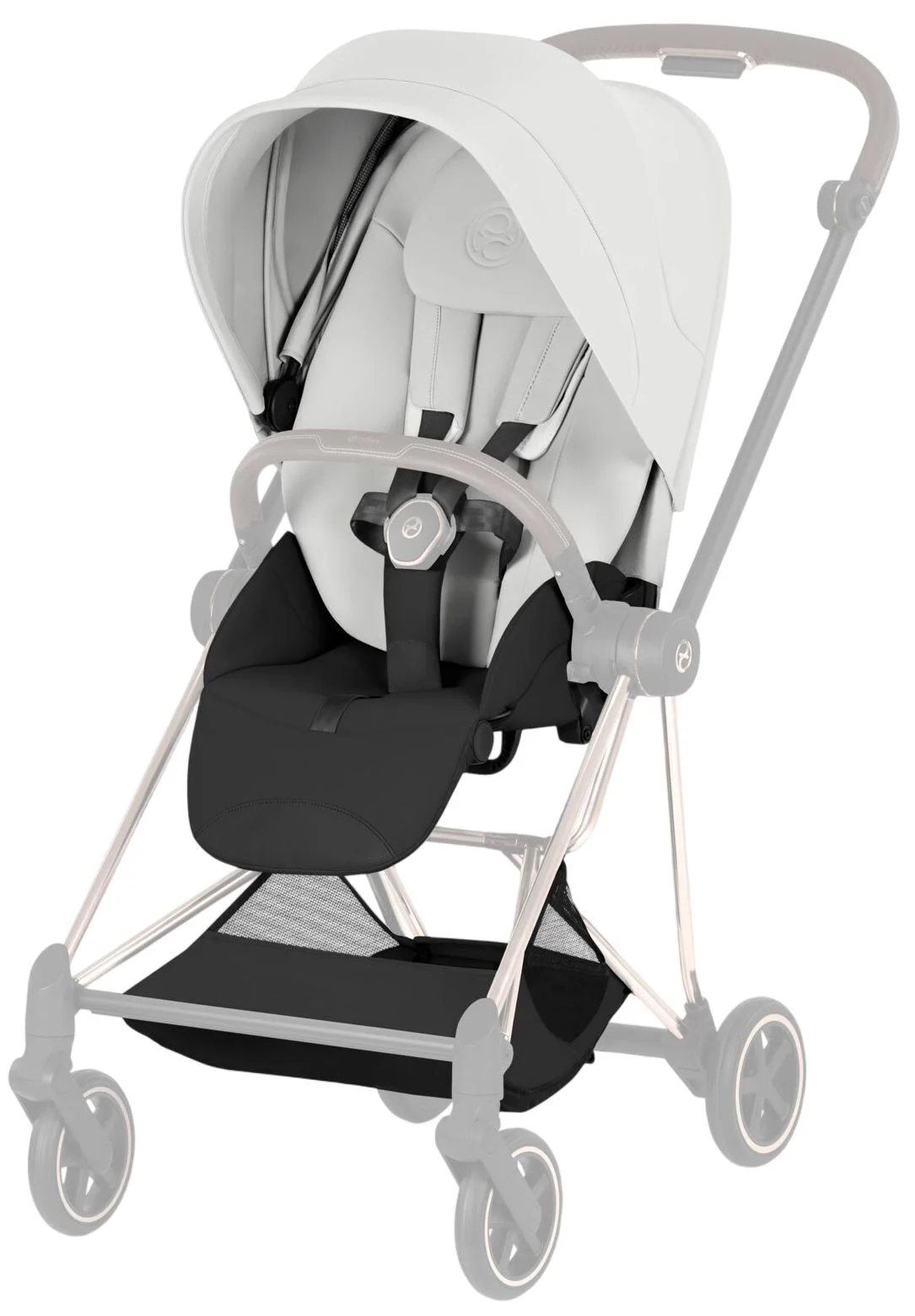 image for Set textil pentru carucior Cybex Mios Style Off White foto