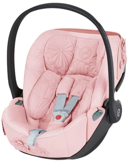 image for Scoica auto Cybex Cloud T i-Size Simply Flowers Pink Light, 45-87 cm foto