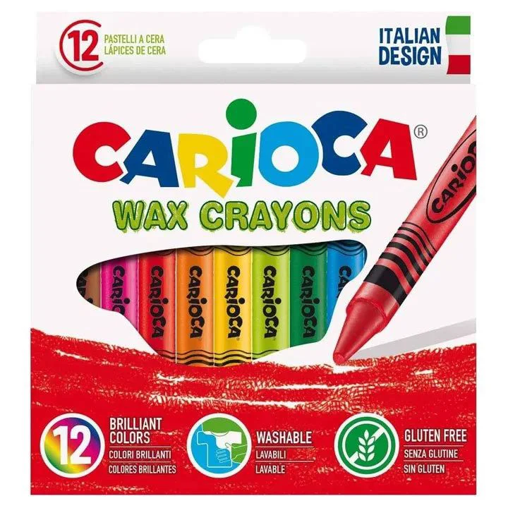 Creioane cerate Carioca Maxi, 12 buc. foto