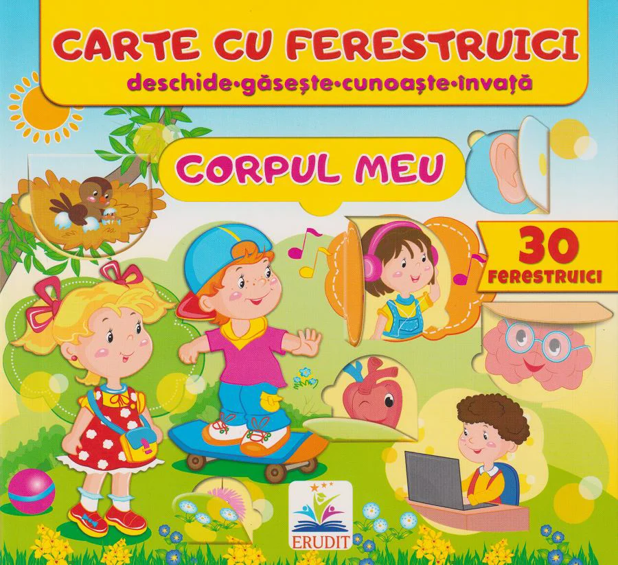image for Carte cu ferestruici-Corpul meu foto
