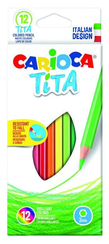 image for Creioane colorate Carioca Tita, 12 buc. foto