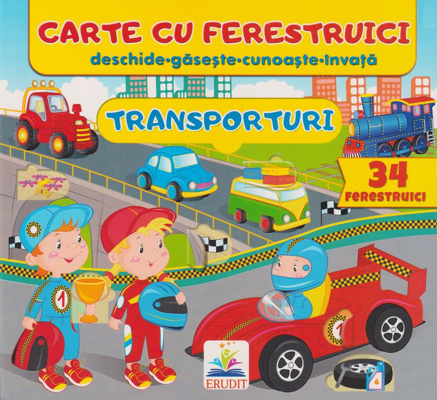 image for Carte cu ferestruici-Transporturi foto