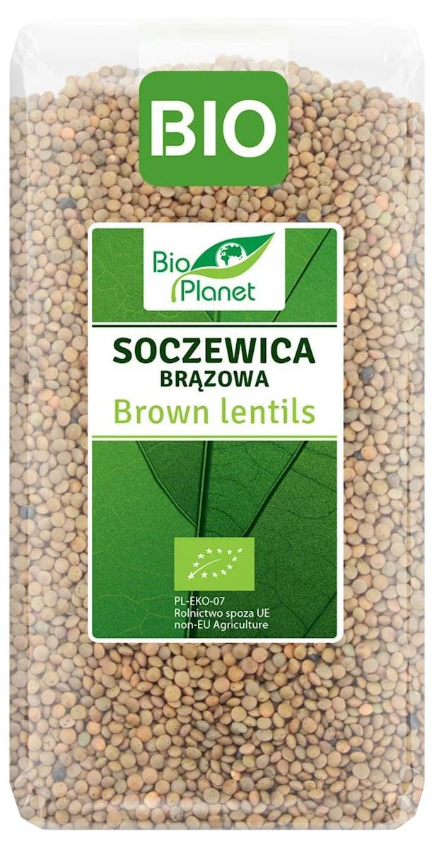 image for Linte bio bruna BioPlanet, 500 g foto