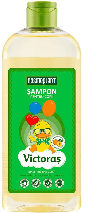 image for Sampon pentru copii cu aroma de caise Cosmeplant Victoras, 250 ml foto
