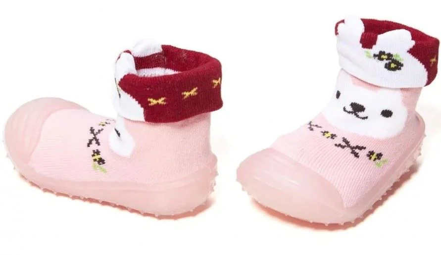 image for Sosete antiderapante U-Grow Pink foto