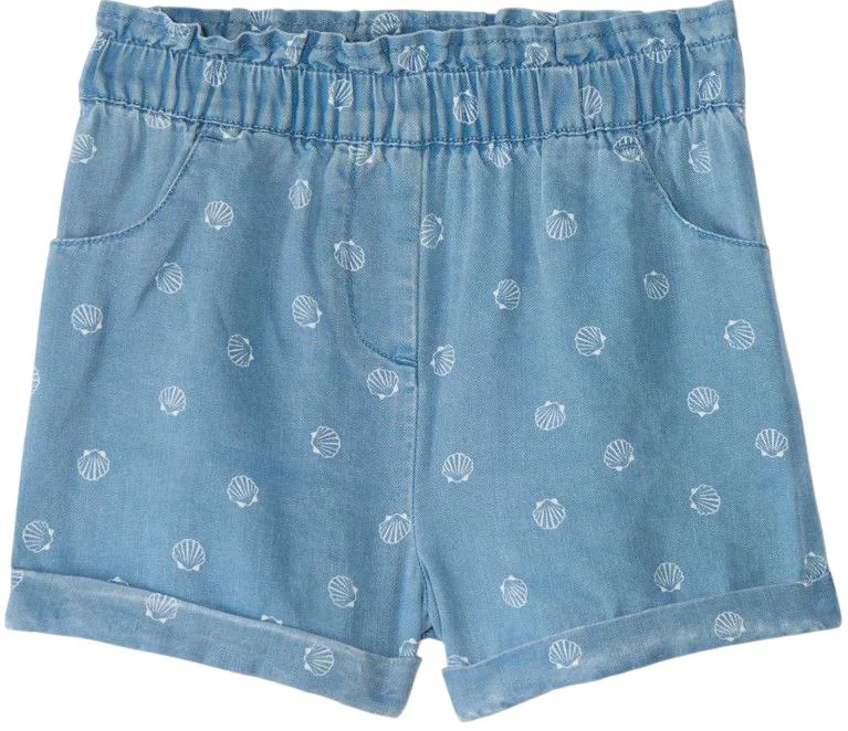 Orchestra Pantaloni scurti din twill Blue Seashells foto
