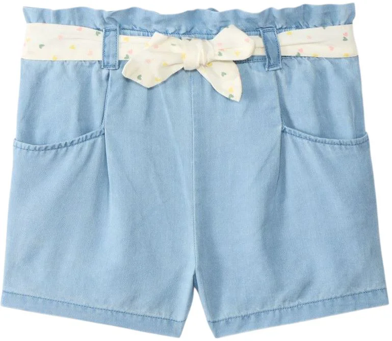 Orchestra Pantaloni scurti din twill cu centura foto