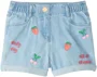 Orchestra Pantaloni scurti din denim cu imprimeu Fruits foto