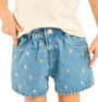 Orchestra Pantaloni scurti din denim cu imprimeu Flowers foto