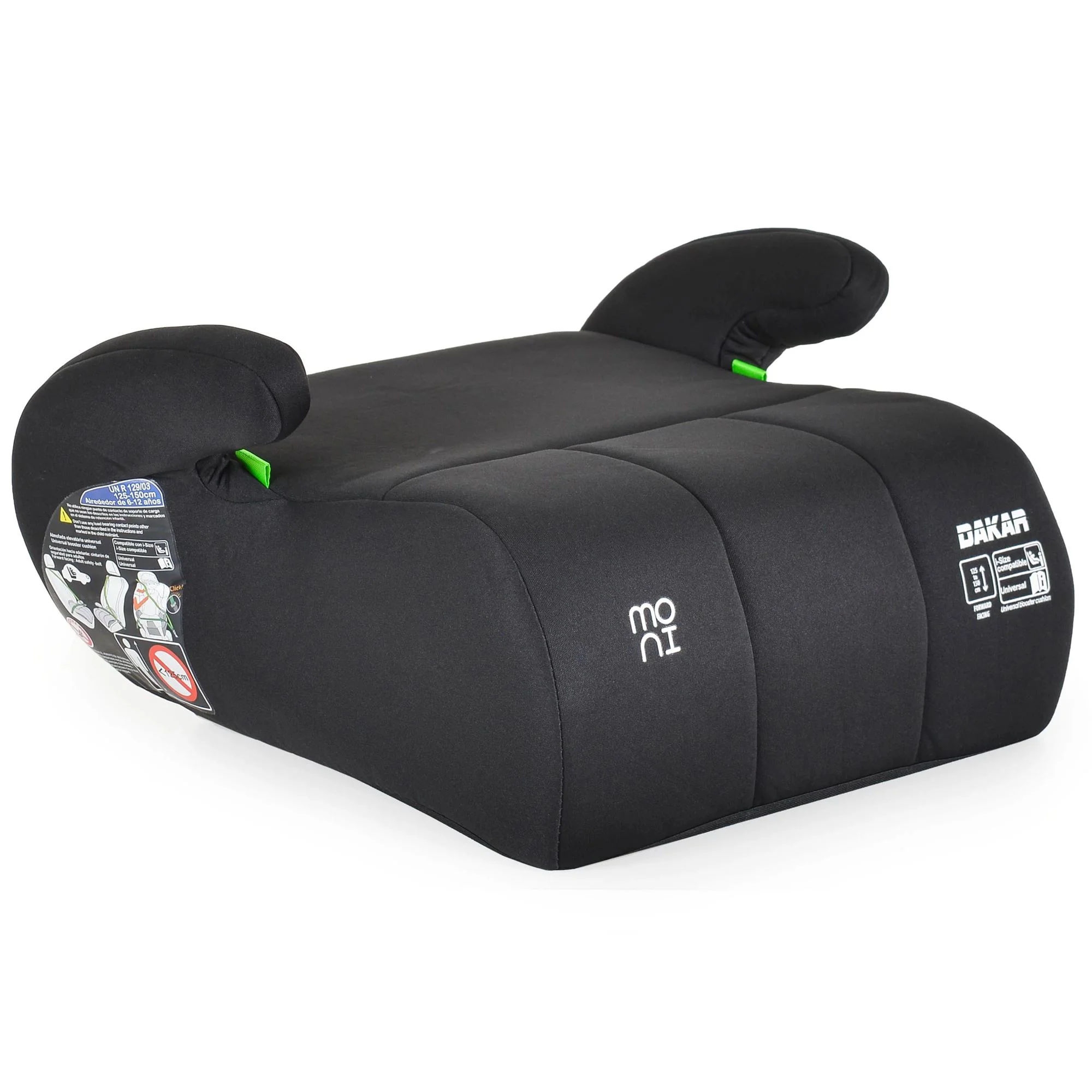 image for Aвтокресло-бустер Moni Dakar Basic Black i-Size, 125-150 см foto