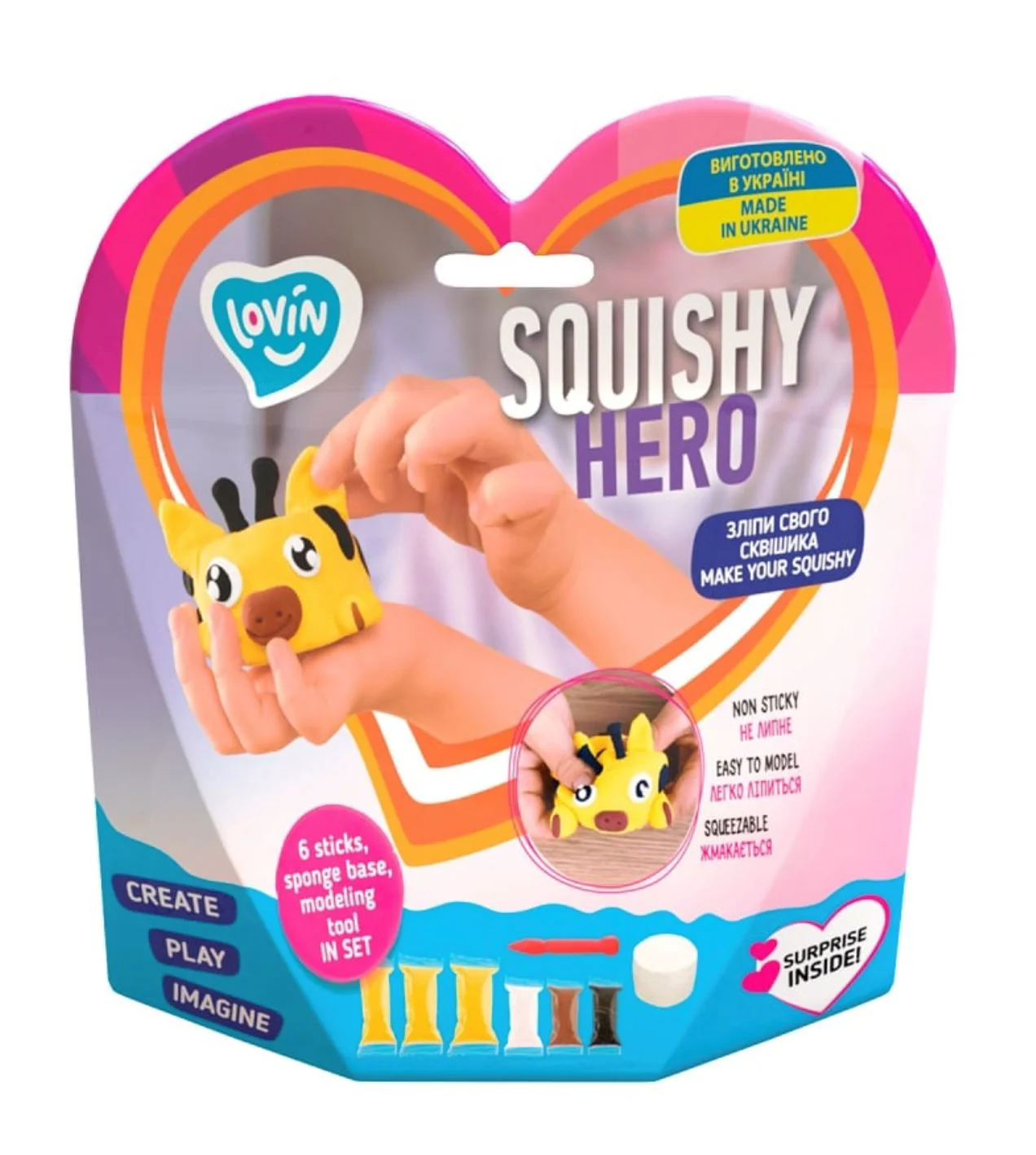 image for Набор для лепки Okto Squishy Жираф foto