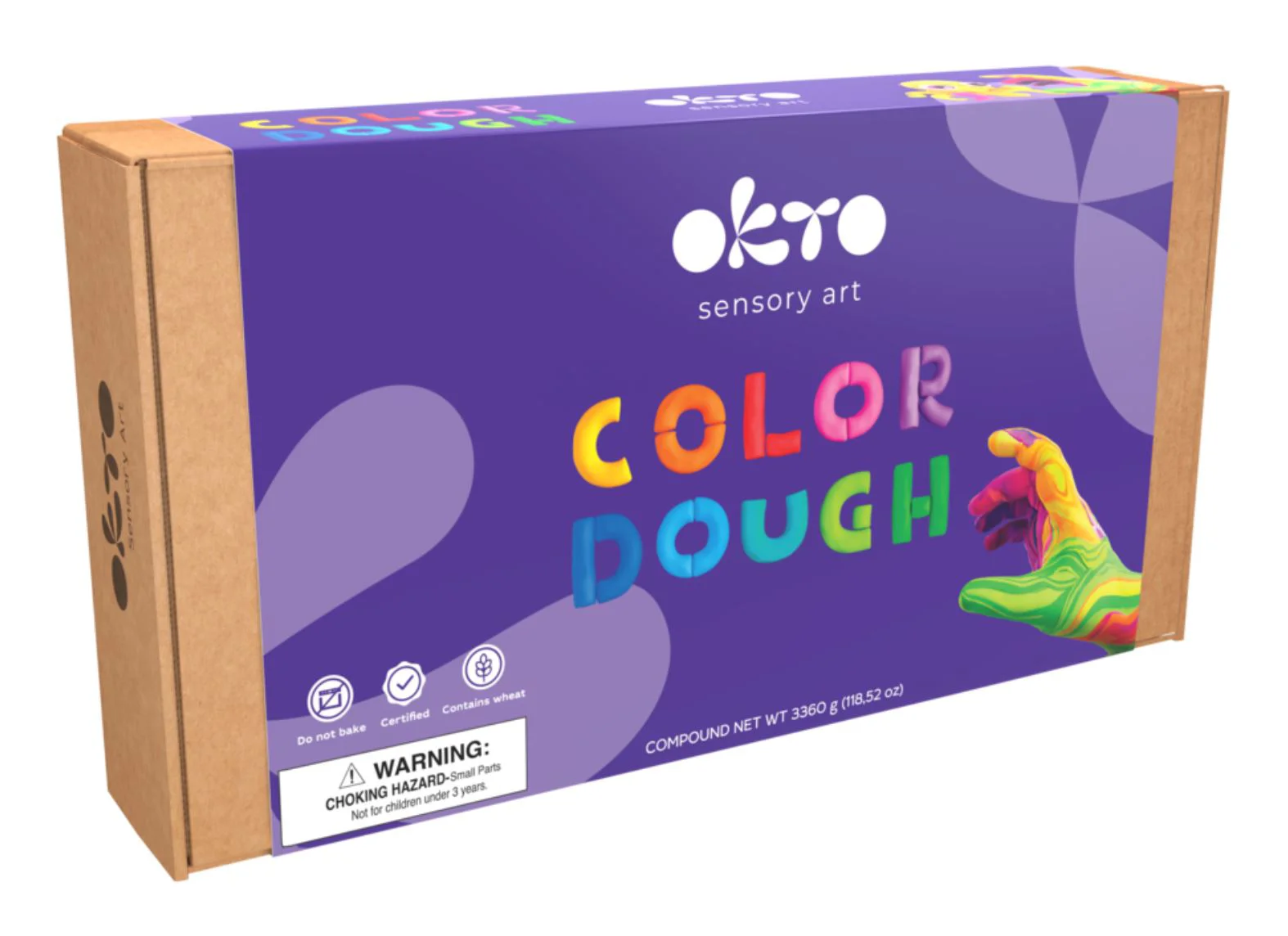 image for Набор для лепки Okto Air Dough, 8 цветов, 96 шт. foto