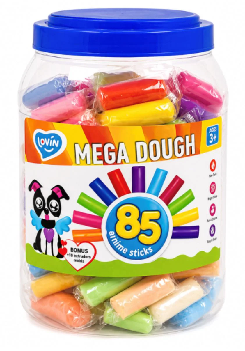 image for Набор для лепки Mega Dough, 85 цветов foto