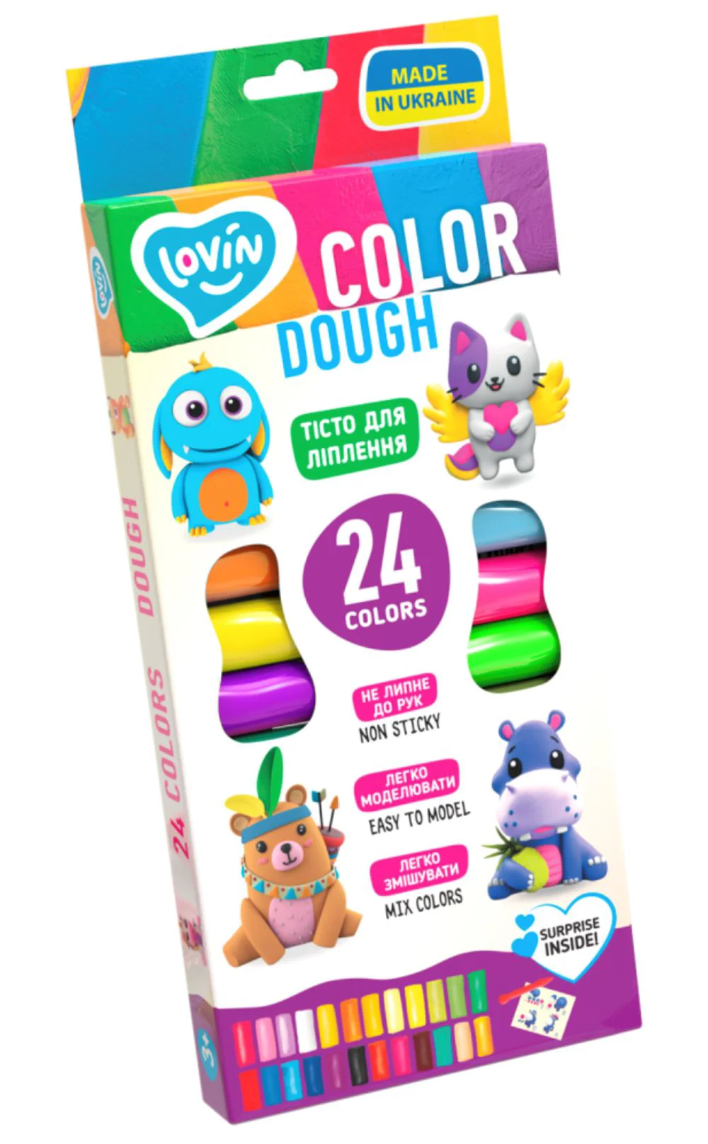 image for Набор воздушной глины Color Dough, 24 шт. foto