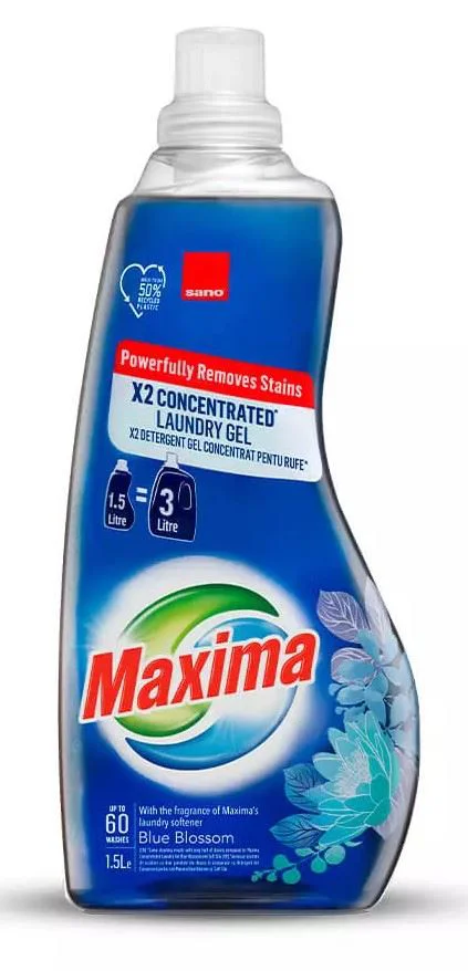 image for Detergent lichid Sano concentrat  Blue Blossom, 1500 ml foto