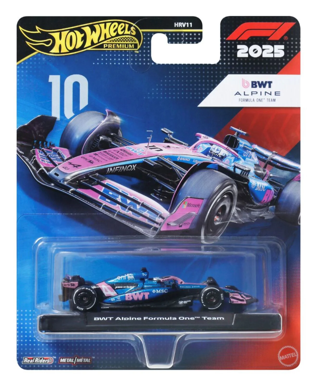 image for Masinuta de colectie Hot Wheels Formula 1: BWT Alpine, 1:64 foto