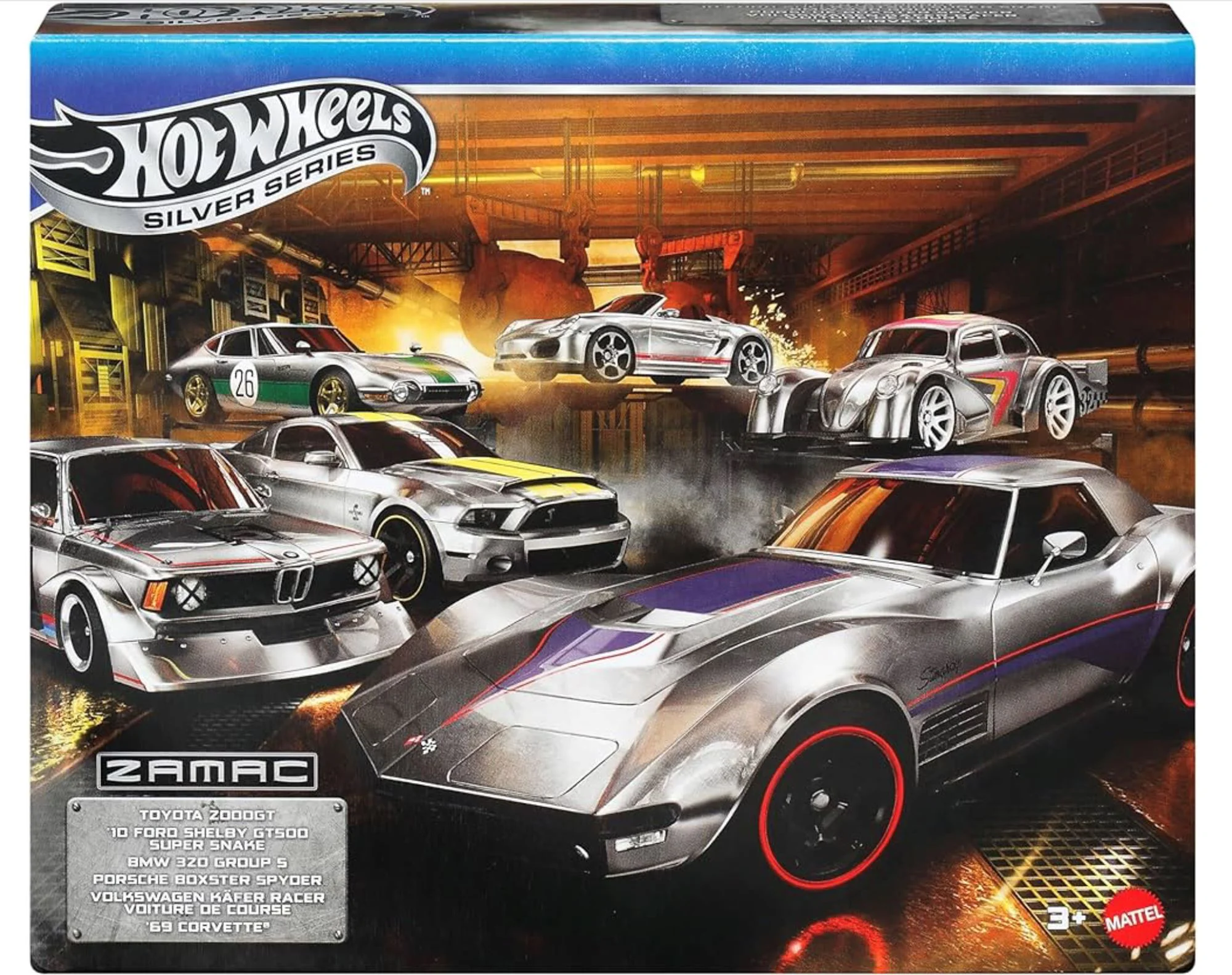 Set de joaca Hot Wheels Silver Series Zamac 1:64, in sortiment foto